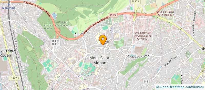 localisation de l'entreprise YOUTH ENGLISH STUDIES  MONT-SAINT-AIGNAN