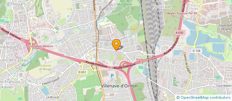 localisation de l'entreprise YOUTHS & KULCHA  VILLENAVE-D'ORNON