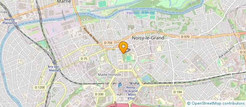 localisation de l'entreprise YOUVI SERVICES  NOISY-LE-GRAND