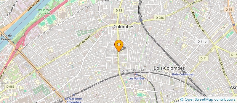 localisation de l'entreprise YOUWASH à COLOMBES