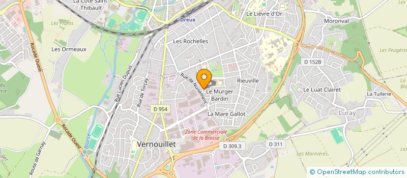 localisation de l'entreprise YOUWORLDVIRTUAL à DREUX