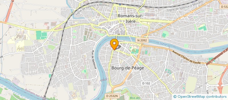 localisation de l'entreprise YOUZ à BOURG-DE-PEAGE