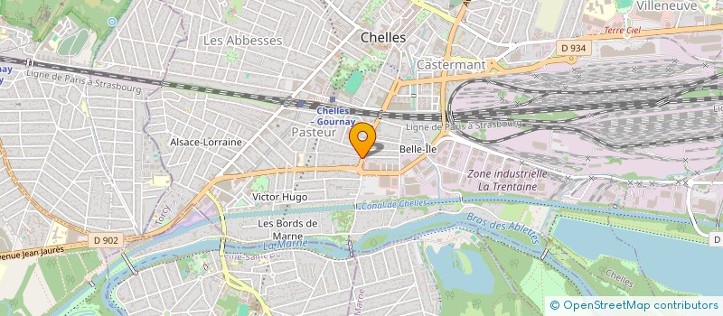 localisation de l'entreprise YOUZAH  CHELLES