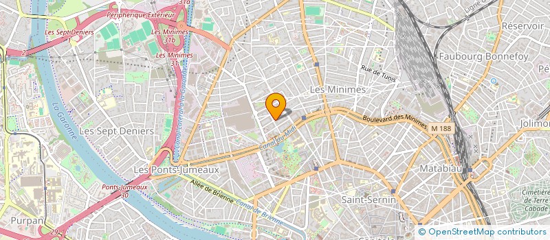 localisation de l'entreprise YOUZOO  TOULOUSE