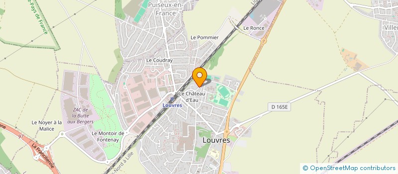 localisation de l'entreprise YOVATRANS à LOUVRES