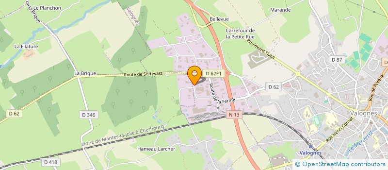 localisation de l'entreprise YOVIC  VALOGNES