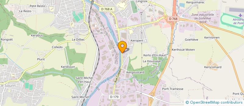 localisation de l'entreprise YOVIN  PONTIVY