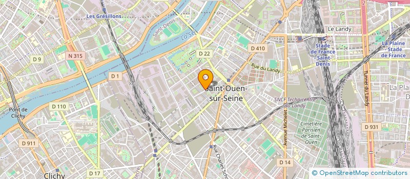 localisation de l'entreprise YOY CONSULTING à SAINT-OUEN-SUR-SEINE