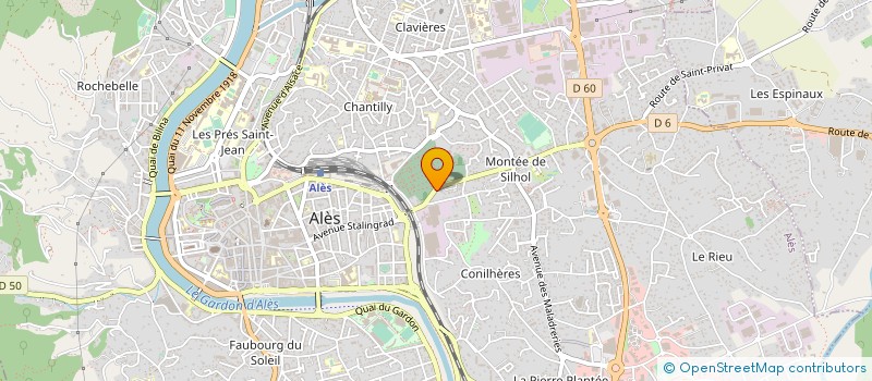 localisation de l'entreprise YOYO à ALES