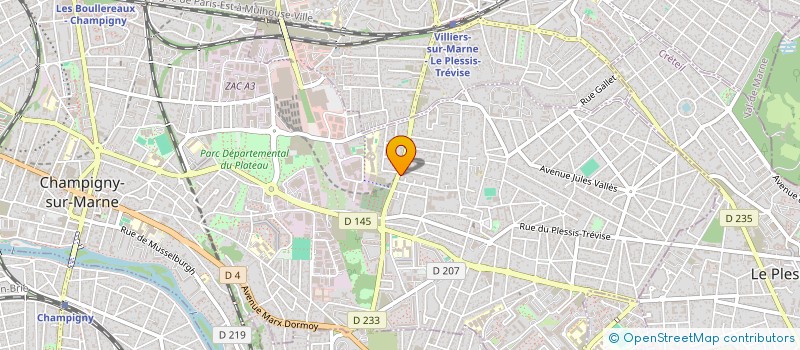 localisation de l'entreprise YOYO COIFFURE à CHAMPIGNY-SUR-MARNE