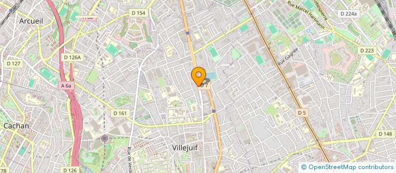 localisation de l'entreprise YOYOER  VILLEJUIF