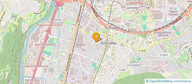 localisation de l'entreprise YOZGAT 66 à ECHIROLLES