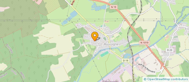 localisation de l'entreprise YP ACTIVITES à BOUROGNE
