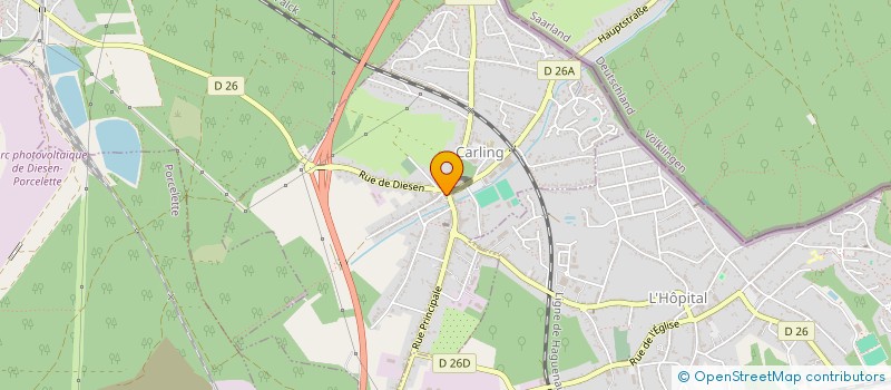 localisation de l'entreprise YP LOGISTICS  CARLING