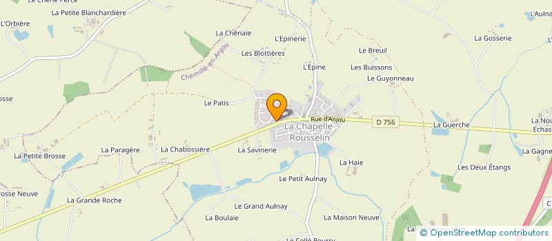 localisation de l'entreprise YP RENOVATION MACONNERIE  CHEMILLE-EN-ANJOU