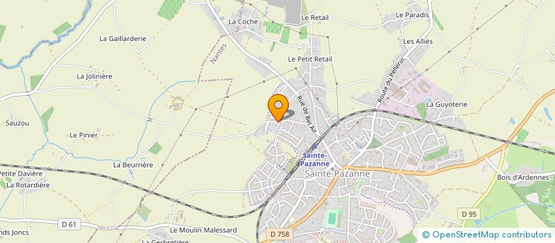 localisation de l'entreprise YPAC à SAINTE-PAZANNE