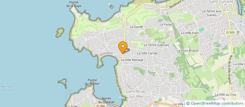 localisation de l'entreprise YPAK IMMOBILIER  SAINT-BRIAC-SUR-MER