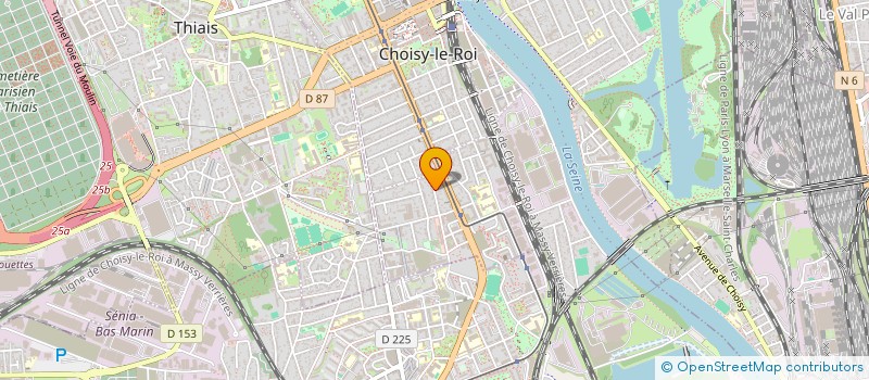 localisation de l'entreprise YPER CLASSE VTC  CHOISY-LE-ROI