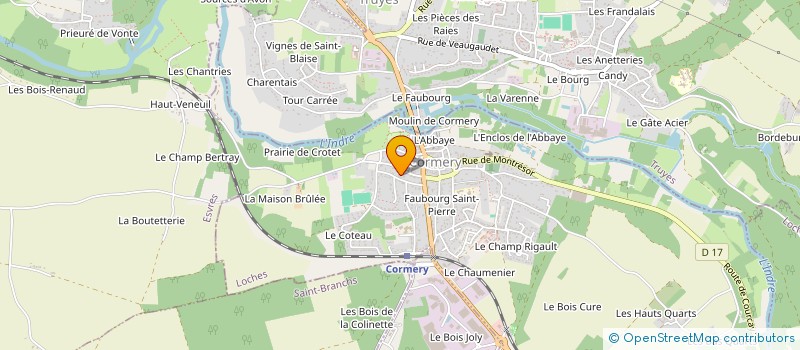 localisation de l'entreprise YPERIA  CORMERY