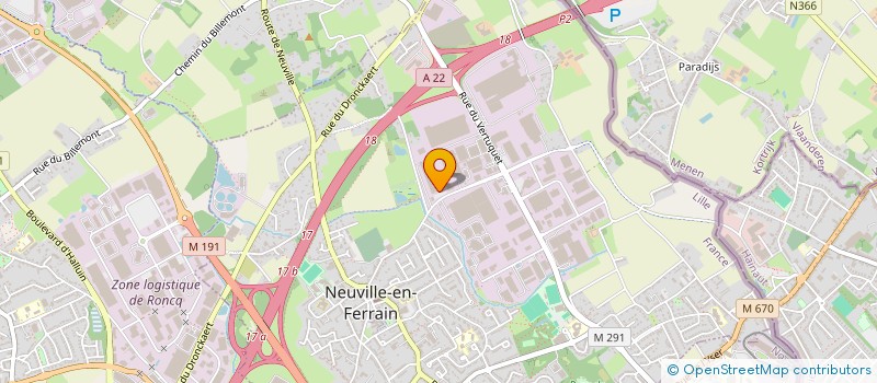 localisation de l'entreprise YPERLEE à NEUVILLE-EN-FERRAIN