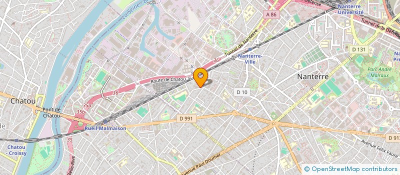 localisation de l'entreprise YPI à NANTERRE