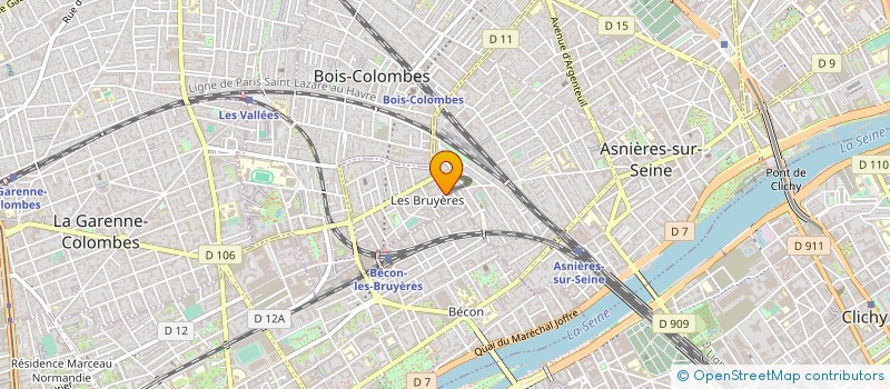 localisation de l'entreprise YPIA à ASNIERES-SUR-SEINE