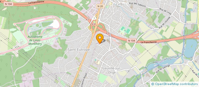 localisation de l'entreprise YPIOS  LEUVILLE-SUR-ORGE