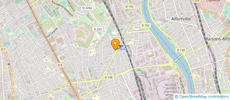 localisation de l'entreprise YPIRAHGA à VITRY-SUR-SEINE