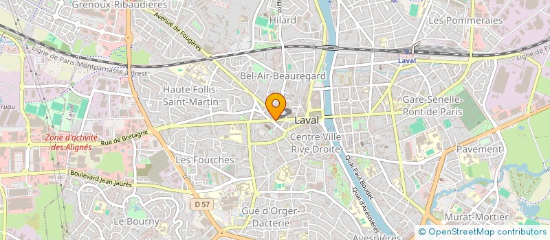 localisation de l'entreprise YPL à LAVAL