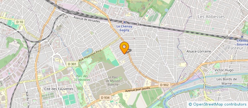 localisation de l'entreprise YPMENUISERIE à NEUILLY-SUR-MARNE