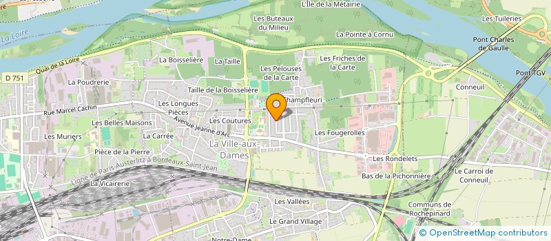 localisation de l'entreprise YPOCRATUS  LA VILLE-AUX-DAMES