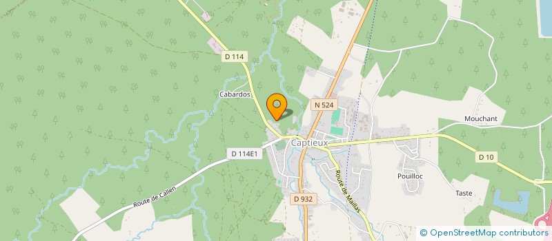 localisation de l'entreprise YPRES LUDOVIC  CAPTIEUX