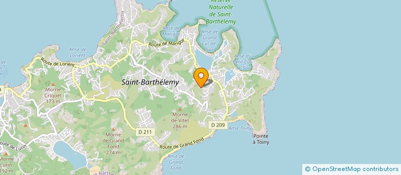 localisation de l'entreprise YPRESIS à SAINT BARTHELEMY