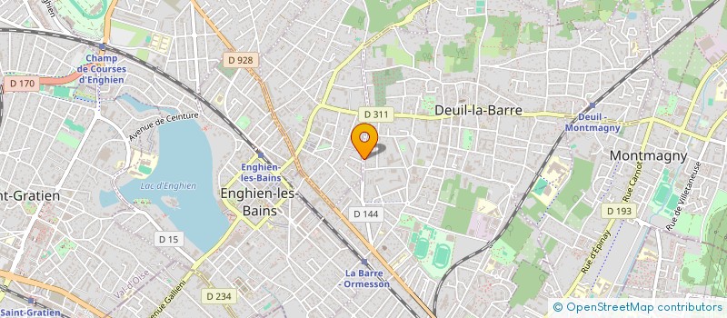 localisation de l'entreprise YPROJECT à DEUIL-LA-BARRE