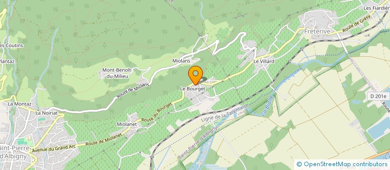 localisation de l'entreprise YPSILON  SAINT PIERRE D'ALBIGNY