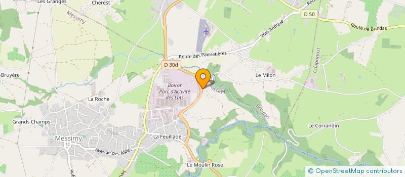 localisation de l'entreprise YPSILON CARRE D'AS à MESSIMY