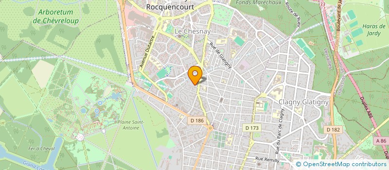 localisation de l'entreprise YPSOR à LE CHESNAY-ROCQUENCOURT