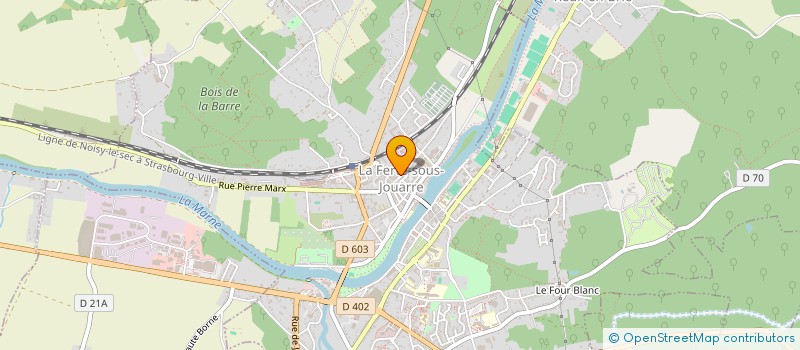 localisation de l'entreprise YQ CONSULT à LA FERTE-SOUS-JOUARRE