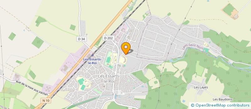 localisation de l'entreprise YQC  LES ESSARTS-LE-ROI