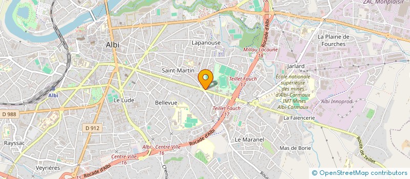 localisation de l'entreprise YQYS à ALBI