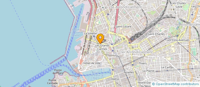 localisation de l'entreprise YR AUXILIAIRE à MARSEILLE
