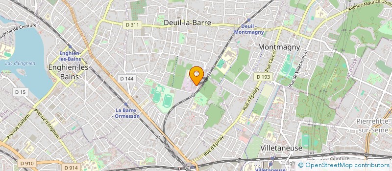 localisation de l'entreprise YR DEVELOPPEMENT  DEUIL-LA-BARRE