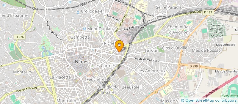 localisation de l'entreprise YR FORMATION  NIMES