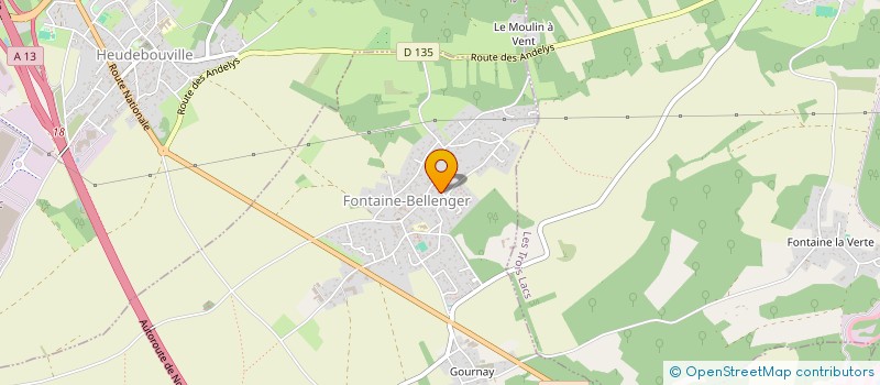 localisation de l'entreprise YR INVEST  FONTAINE-BELLENGER