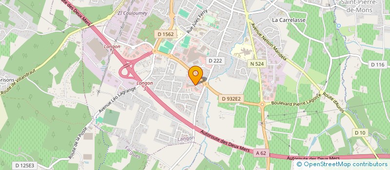 localisation de l'entreprise YR RUNNING  LANGON