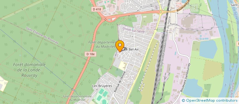 localisation de l'entreprise YR TELECOM à OISSEL