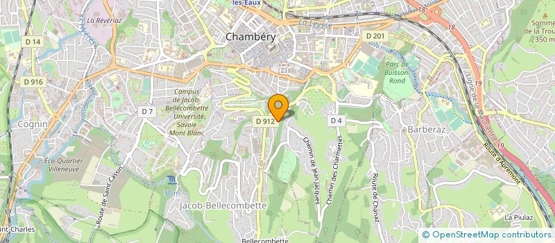 localisation de l'entreprise YR73 à CHAMBERY