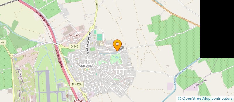 localisation de l'entreprise YRA  GARONS