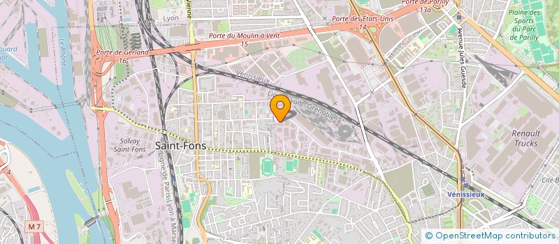 localisation de l'entreprise YRD  VENISSIEUX