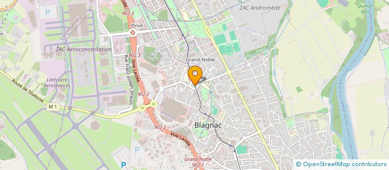 localisation de l'entreprise YREMID  BLAGNAC